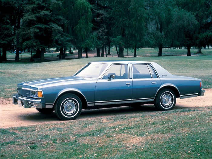 1977 Chevrolet Caprice Classic sedan parked outdoors