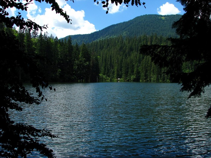 Lake in Zakarpattia, Ukraine