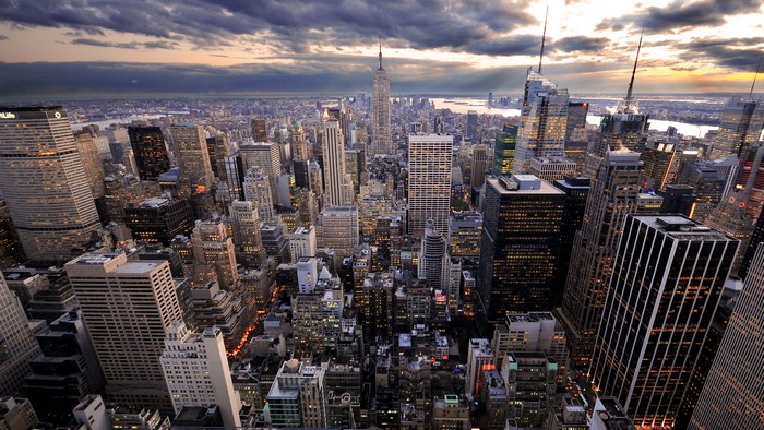 New York City Skyline at Dusk