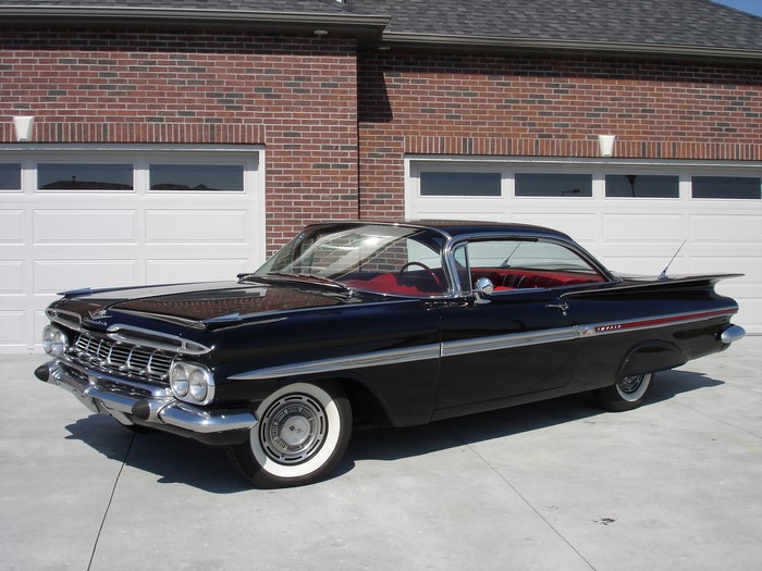 1959 Chevrolet Impala Classic Black Car