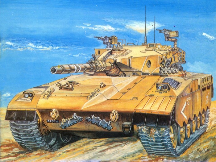 Merkava Mk 4 Tank Painting