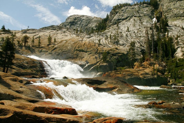 Waterfall in Yosemite National Park, California, USA