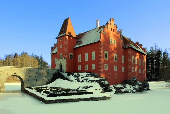 Chervena Lhota Castle in the Czech Republic