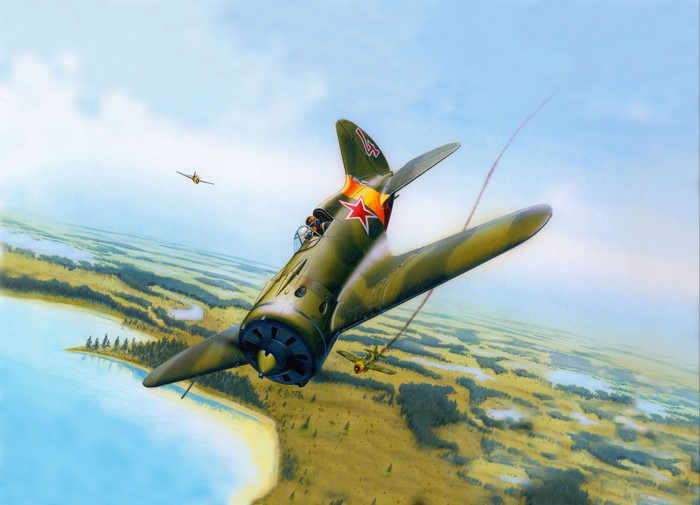 Soviet Fighter Planes in Aerial Combat