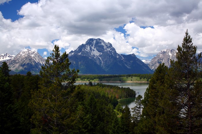 Grand Teton National Park Wyoming Mountains and Lake
