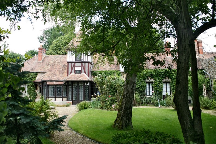 Tudor-style house with garden in France