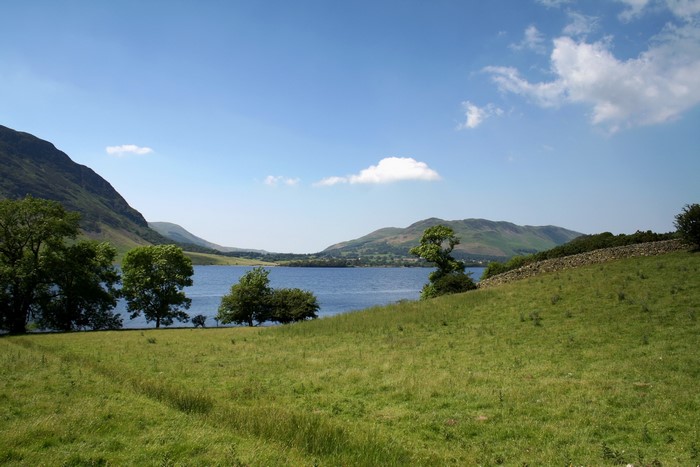 Lake and Mountains Landscape