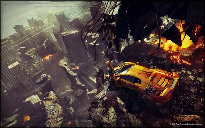 MotorStorm Apocalypse city destruction