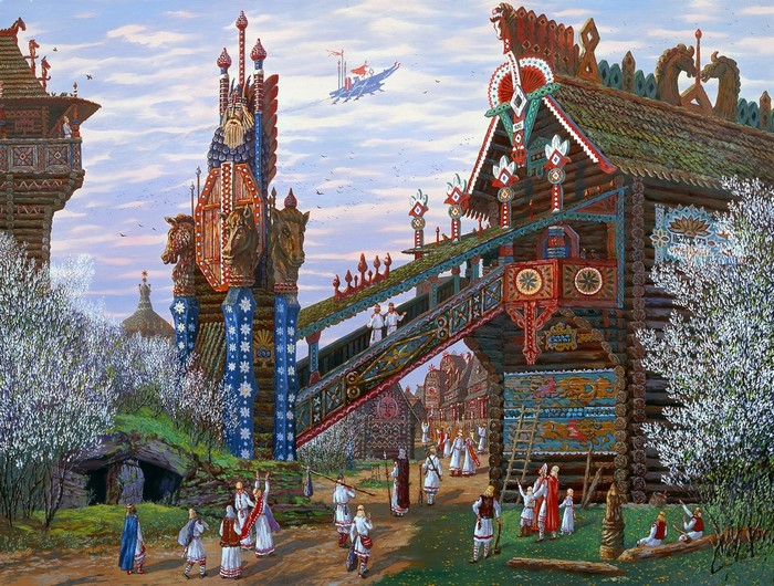 Vsevolod Ivanov's Pictorial Art of a Slavic Village