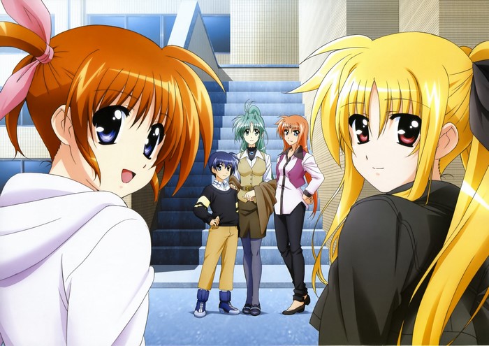 Characters from Mahou Shoujo Lyrical Nanoha