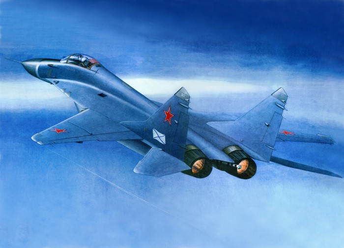 MIG-29K Airplane Painting Art