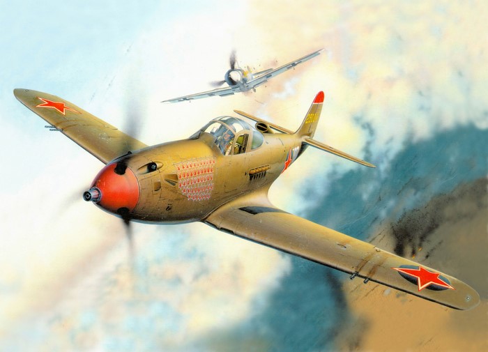 Bell P-39Q Airacobra in aerial combat