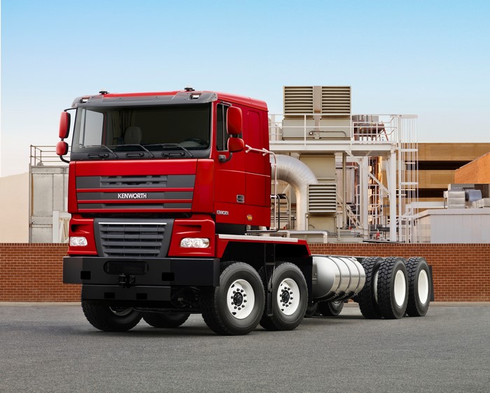Red Kenworth Truck Chassis