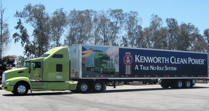 Kenworth Clean Power Truck with Trailer