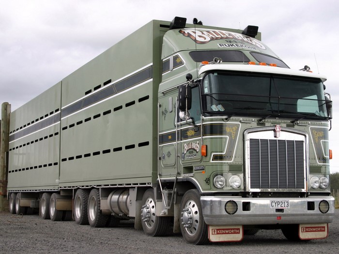 Kenworth truck with Balle Bros Pukekohe livery