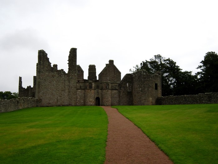Tolquhon Castle ruins in Scotland