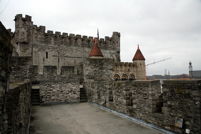 Gravensteen Castle in Gent, Belgium