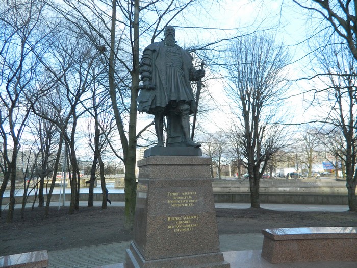 Monument to Albert I of Prussia in Kaliningrad