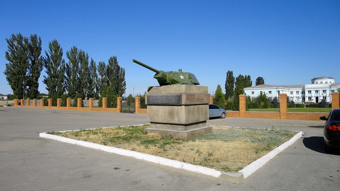 Tank monument in Volgograd