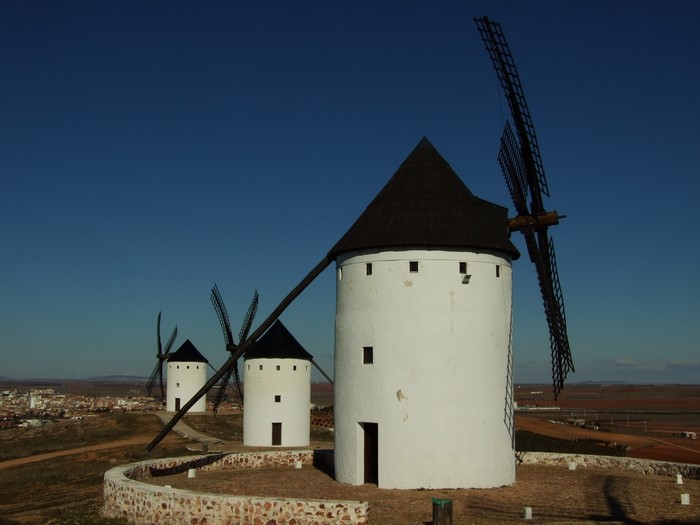 Windmills in Consuegra, Spain