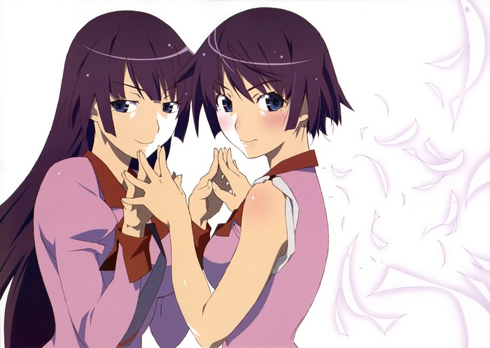 4K Bakemonogatari: Shinobu and Oshino Meme