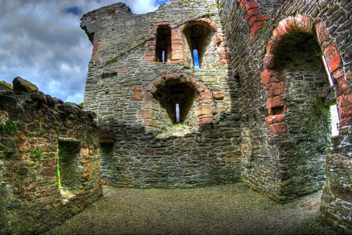 Ruins of Skipness Castle in Scotland