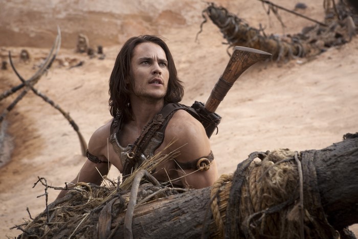 John Carter in a desert landscape