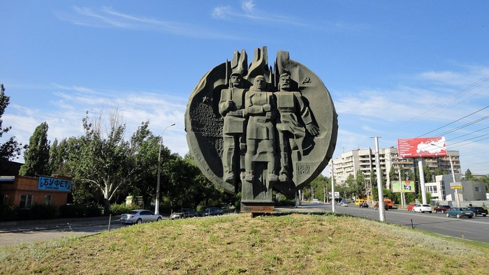Monument to the Heroes of the Civil War in Volgograd