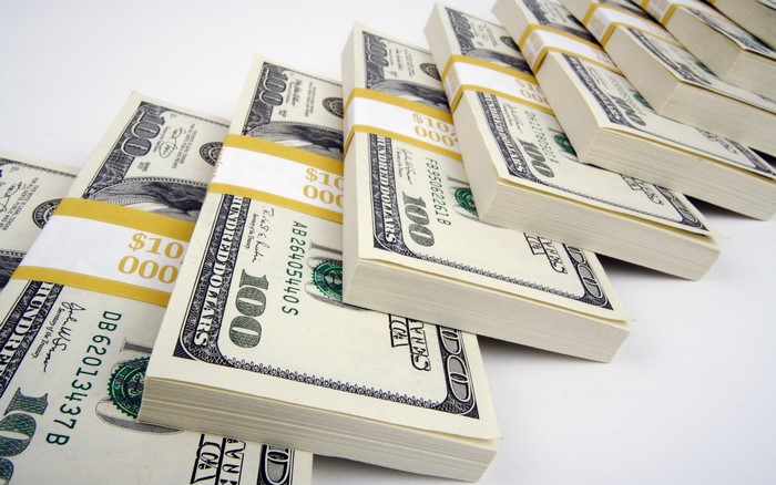 Stacks of US Dollar Bills