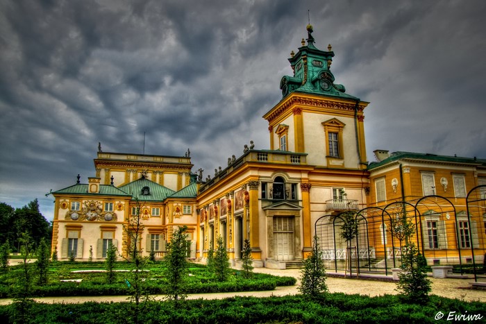 Wilanów Palace in Warsaw, Poland