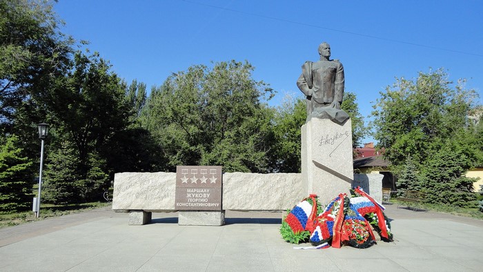 Monument to Marshal Georgy Zhukov in Volgograd