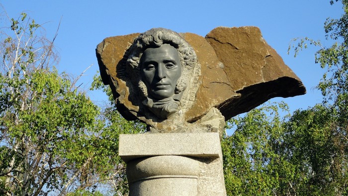Monument to Alexander Pushkin in Volgograd
