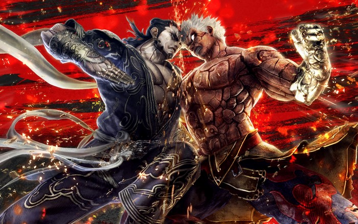 Asura from Asura's Wrath fighting
