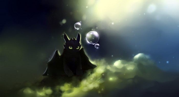 Toothless from How to Train Your Dragon