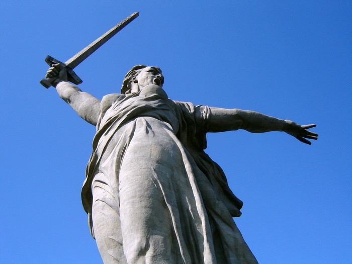 The Motherland Calls Monument in Volgograd