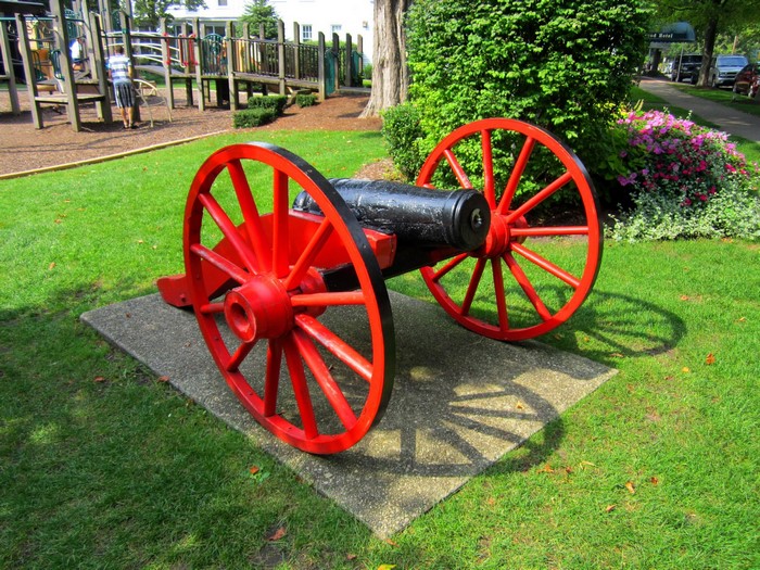 Cannon in City Park, USA