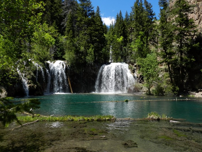 Hanging Lake Waterfalls in Colorado
