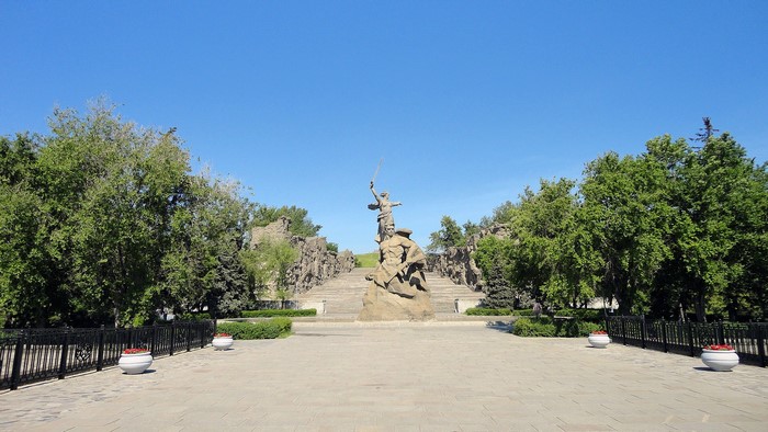 The Motherland Calls monument in Volgograd
