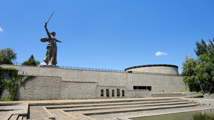 The Motherland Calls monument in Volgograd