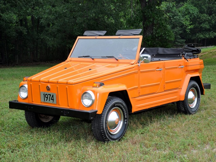 1974 Orange Volkswagen Thing Convertible