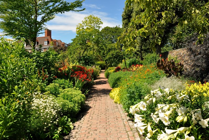 Stately House Garden in Sandwich, Kent, UK