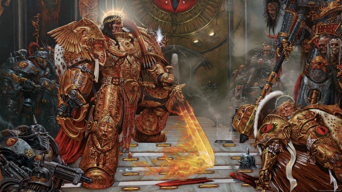 The Emperor of Mankind from Warhammer 40,000