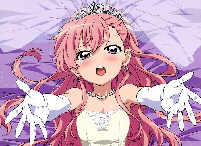 4K Zero no Tsukaima Louise Wedding