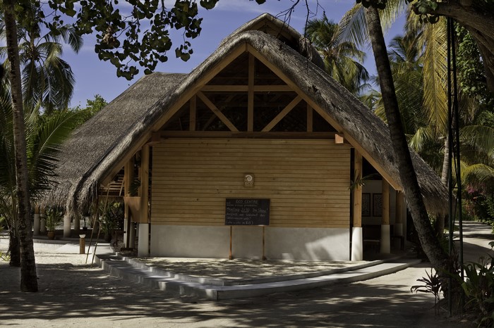 Eco Centre building in Maldives resorts