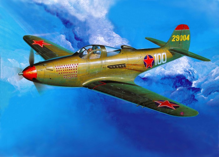 Bell P-39 Airacobra airplane painting