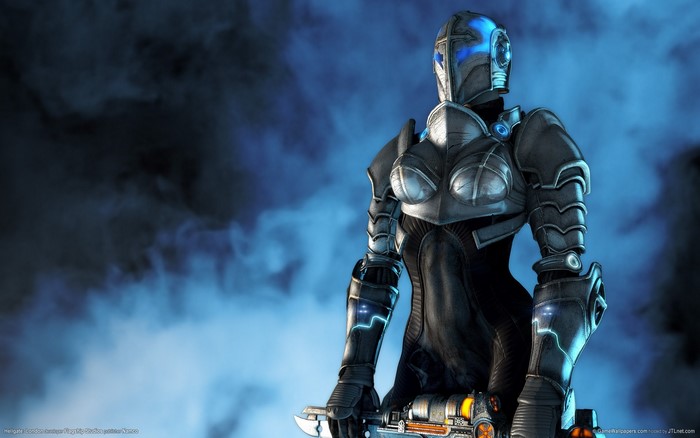 Hellgate: London character with weapon