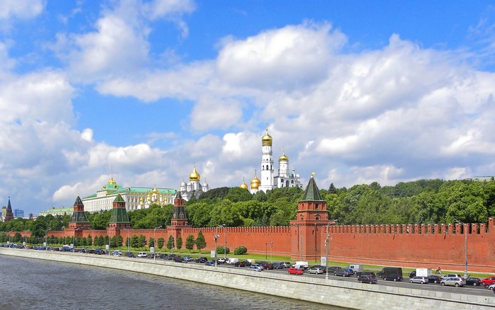 Moscow Kremlin and Moskva River