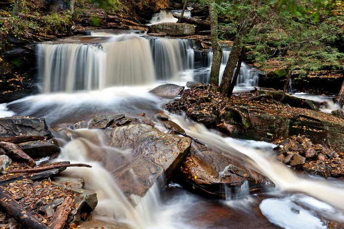 Waterfalls at Ricketts Glen State Park, Pennsylvania