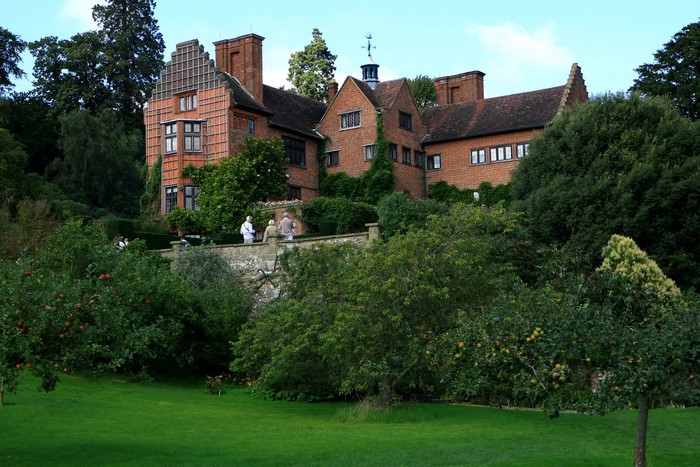 Tudor style house with gardens in the United Kingdom