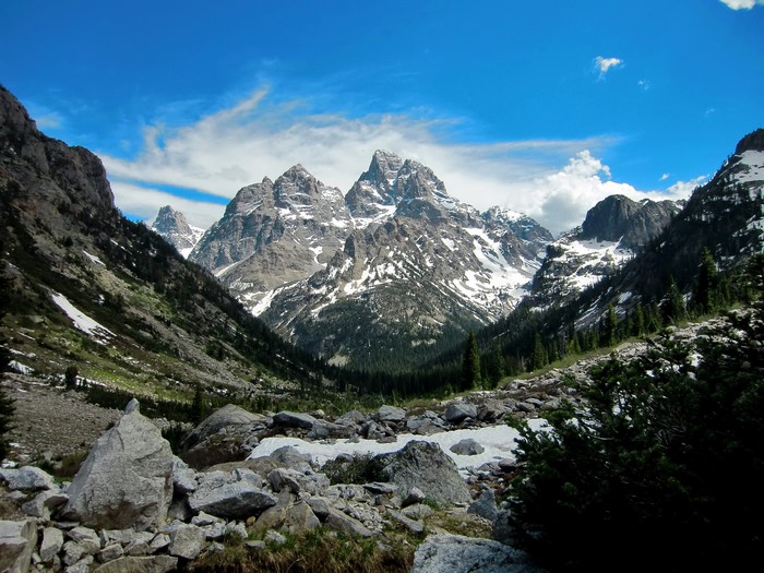 Cascade Canyon in Grand Teton National Park, Wyoming